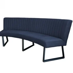 Hot HomingXL Eetkamerbank - Hengelo - stof Element blauw 13 - geschikt voor ovale tafel 200 cm