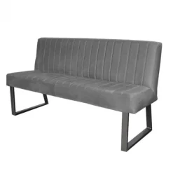 HomingXL Eetkamerbank - Hengelo - stof Element cementgrijs 23 - 140 cm