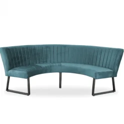 Discount HomingXL Eetkamerbank - Hengelo - stof Element petrol 14 - geschikt voor tafel 150 cm