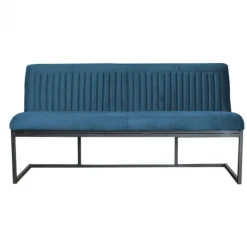 Clearance HomingXL Eetkamerbank - Lara - stof Element azure 21 - 140 cm