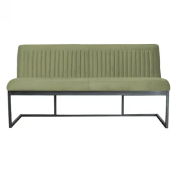 Sale HomingXL Eetkamerbank - Lara - stof Element lichtgroen 11 - 160 cm