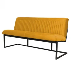 Outlet HomingXL Eetkamerbank - Lara - stof Element goud 08 - 140 cm