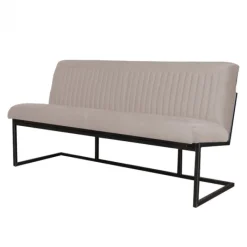 New HomingXL Eetkamerbank - Lara - stof Element zand 17 - 140 cm