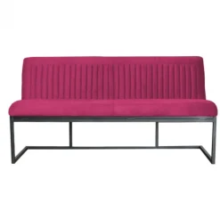 Sale HomingXL Eetkamerbank - Lara - stof Element fuchsia 19 - 160 cm