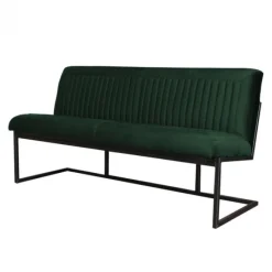 Online HomingXL Eetkamerbank - Lara - stof Element groen 12 - 160 cm