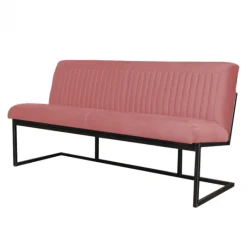 Online HomingXL Eetkamerbank - Lara - stof Element roze 10 - 140 cm