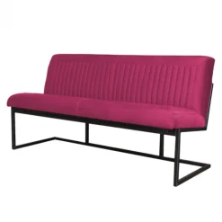 New HomingXL Eetkamerbank - Lara - stof Element fuchsia 19 - 140 cm