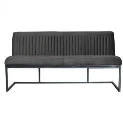 Outlet HomingXL Eetkamerbank - Lara - stof Element donkergrijs 22 - 140 cm