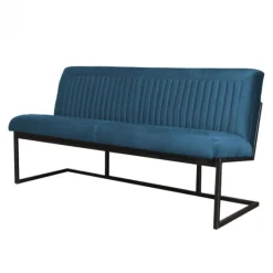 HomingXL Eetkamerbank - Lara - stof Element azure 21 - 160 cm