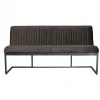 New HomingXL Eetkamerbank - Lara - stof Element antraciet 02 - 140 cm