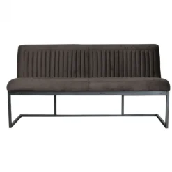 New HomingXL Eetkamerbank - Lara - stof Element antraciet 02 - 140 cm