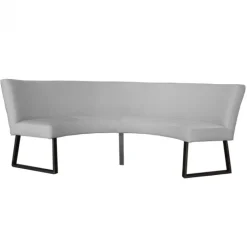 Sale HomingXL Eetkamerbank - Rotterdam - stof Element steengrijs 24 - geschikt voor tafel 130 cm