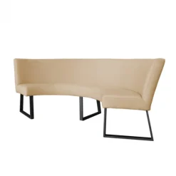 New HomingXL Eetkamerbank - Rotterdam - stof Element beige 06 - geschikt voor tafel 150 cm