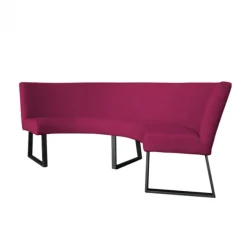 Sale HomingXL Eetkamerbank - Rotterdam - stof Element fuchsia 19 - geschikt voor tafel 150 cm