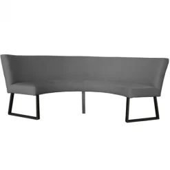 HomingXL Eetkamerbank - Rotterdam - stof Element cementgrijs 23 - geschikt voor tafel 130 cm