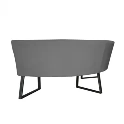 HomingXL Eetkamerbank - Rotterdam - stof Element cementgrijs 23 - geschikt voor tafel 130 cm