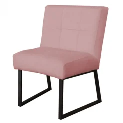 Discount HomingXL Eetkamerstoel - Amsterdam - geschikt voor ronde tafel - stof Element lichtroze 18