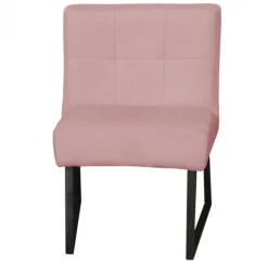 Discount HomingXL Eetkamerstoel - Amsterdam - geschikt voor ronde tafel - stof Element lichtroze 18