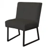 Outlet HomingXL Eetkamerstoel - Amsterdam - geschikt voor ronde tafel - stof Element antraciet 01