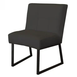 Outlet HomingXL Eetkamerstoel - Amsterdam - geschikt voor ronde tafel - stof Element antraciet 01