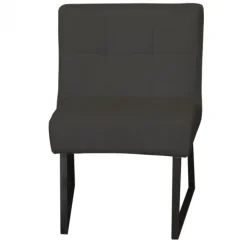 Outlet HomingXL Eetkamerstoel - Amsterdam - geschikt voor ronde tafel - stof Element antraciet 01