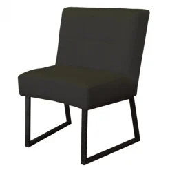 Outlet HomingXL Eetkamerstoel - Amsterdam - geschikt voor ronde tafel - stof Element antraciet 02