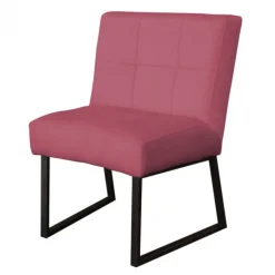 Best HomingXL Eetkamerstoel - Amsterdam - geschikt voor ronde tafel - stof Element roze 10