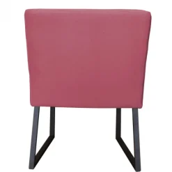 Best HomingXL Eetkamerstoel - Amsterdam - geschikt voor ronde tafel - stof Element roze 10