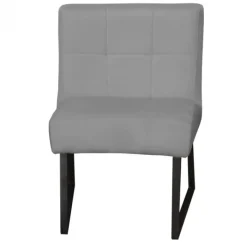 Clearance HomingXL Eetkamerstoel - Amsterdam - geschikt voor ronde tafel - stof Element lichtgrijs 04