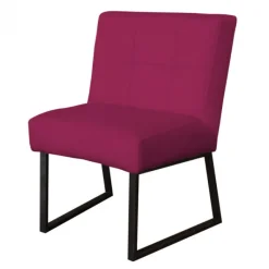 Outlet HomingXL Eetkamerstoel - Amsterdam - geschikt voor ronde tafel - stof Element fuchsia 19