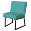 Outlet HomingXL Eetkamerstoel - Amsterdam - geschikt voor ronde tafel - stof Element turquoise 15