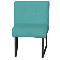 Outlet HomingXL Eetkamerstoel - Amsterdam - geschikt voor ronde tafel - stof Element turquoise 15