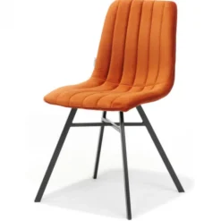 New Bo Lundgren Eetkamerstoel - Dex - stof Velours roest