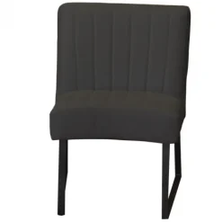 HomingXL Eetkamerstoel - Hengelo - geschikt voor ronde tafel - stof Element antraciet 01