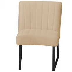 Outlet HomingXL Eetkamerstoel - Hengelo - geschikt voor ronde tafel - stof Element beige 06