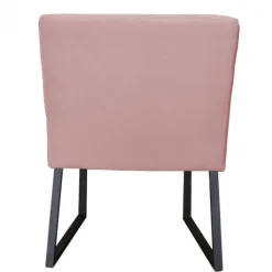 Outlet HomingXL Eetkamerstoel - Hengelo - geschikt voor ronde tafel - stof Element lichtroze 18