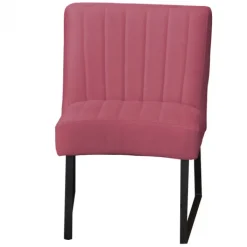 Outlet HomingXL Eetkamerstoel - Hengelo - geschikt voor ronde tafel - stof Element roze 10