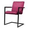 Hot HomingXL Eetkamerstoel - Lara met leuning - stof Element fuchsia 19