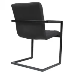 New HomingXL Eetkamerstoel - Lara met leuning - stof Element antraciet 01