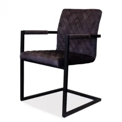 New Bo Lundgren Eetkamerstoel - Rome - stof Adore Antraciet