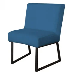 New HomingXL Eetkamerstoel - Rotterdam - geschikt voor ronde tafel - stof Element azure 21