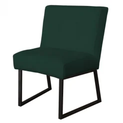 Online HomingXL Eetkamerstoel - Rotterdam - geschikt voor ronde tafel - stof Element groen 12