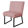 Hot HomingXL Eetkamerstoel - Rotterdam - geschikt voor ronde tafel - stof Element lichtroze 18
