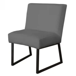 Hot HomingXL Eetkamerstoel - Rotterdam - geschikt voor ronde tafel - stof Element cementgrijs 23