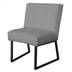 New HomingXL Eetkamerstoel - Rotterdam - geschikt voor ronde tafel - stof Element lichtgrijs 04