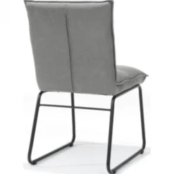 New Bo Lundgren Eetkamerstoel - Soft - lederlook Missouri Grijs