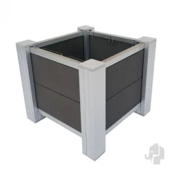 Sale Elephant Plantenbak composiet - Rock Grey - 45 x 45 x 40 cm - incl. binnenbak