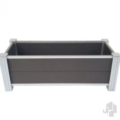 Clearance Elephant Plantenbak composiet - Rock Grey - 45 x 110 x 40 cm - incl. binnenbak