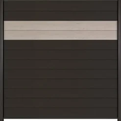 Discount Elephant Schutting composiet Mix & Match antraciet/ bicolorgrijs (180 x 180 cm)