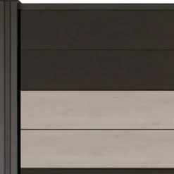 Discount Elephant Schutting composiet Mix & Match antraciet/ bicolorgrijs (180 x 180 cm)